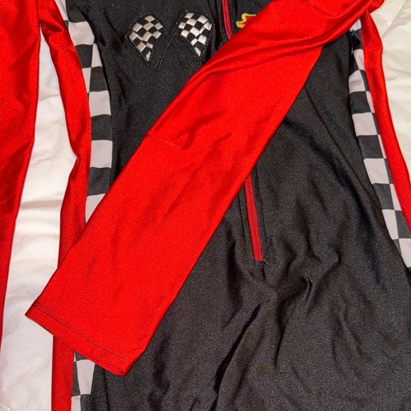 Red and Black Racing Jumpsuit - Picture 4 of 7